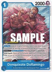 Donquixote Doflamingo - OP02-056 - P - Paramount War Pre-release Promo